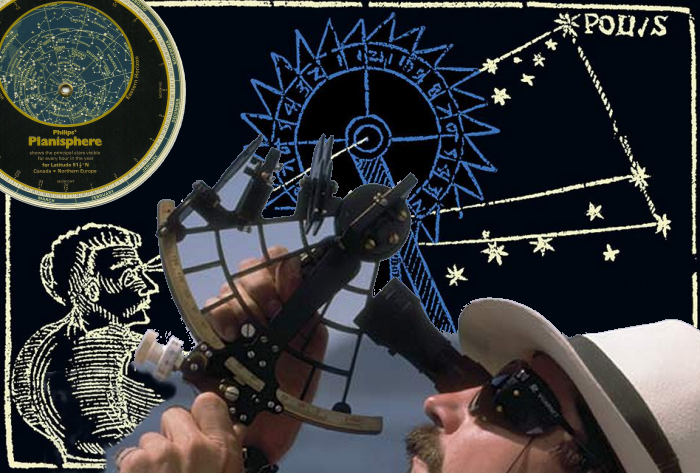 Sextant in use